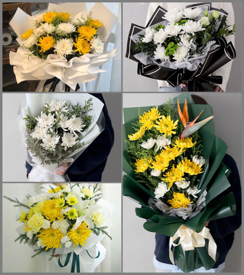 广东揭阳市普宁市梅塘镇内联村白事花束代送